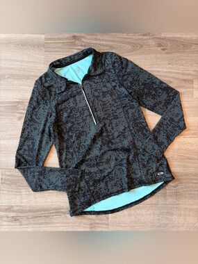 C9 by Champion blue/black half zip pullover